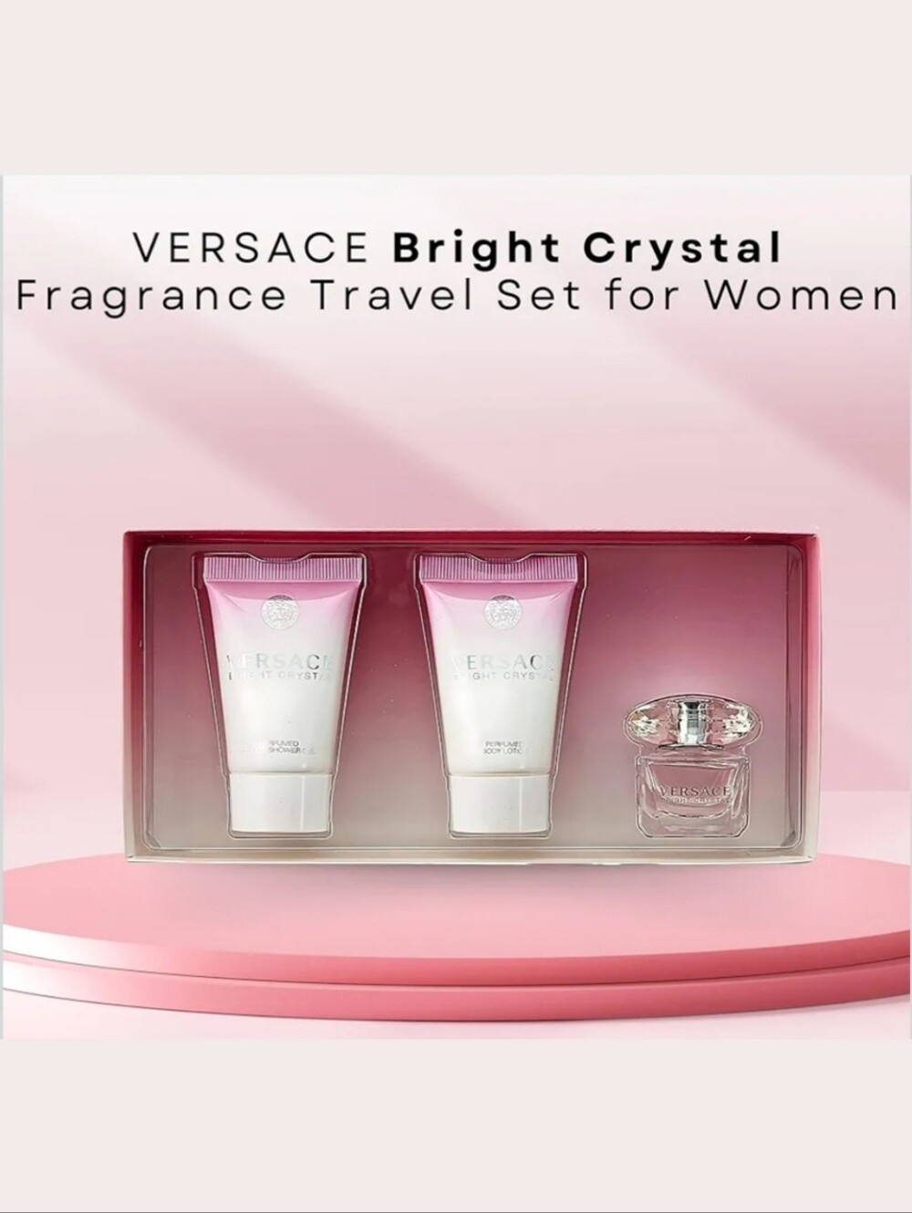 Versace Bright Crystal Travel Gift Set New In Box Unused - Picture 3 of 16